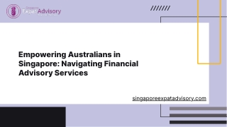 Financial adviser for Australians Singapore