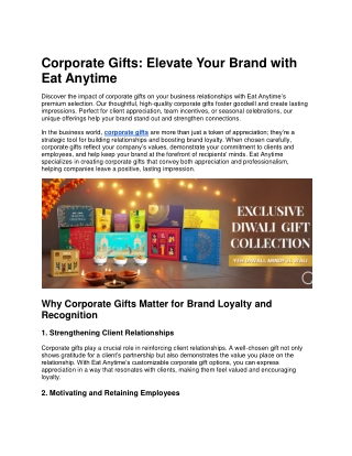 Corporate Gifts