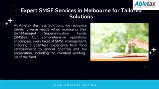 Expert SMSF Services in Melbourne for Tailored Solutions
