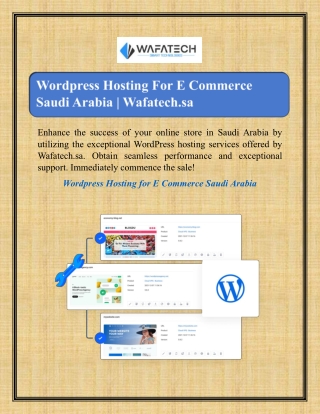 Wordpress Hosting For E Commerce Saudi Arabia | Wafatech.sa