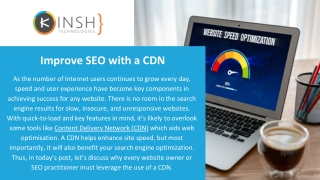 Improve SEO with a CDN | SEO Agency Melbourne