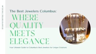 Unveiling the Best Jewelers in Columbus