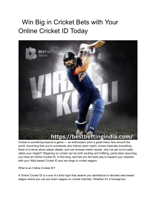 Cricket Betting ID (1)