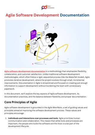 Agile Software Development Documentation - Perfect Documentation