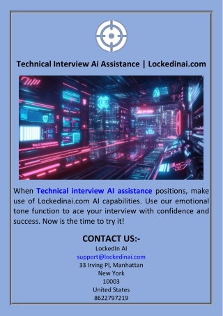 Technical Interview Ai Assistance  Lockedinai.com