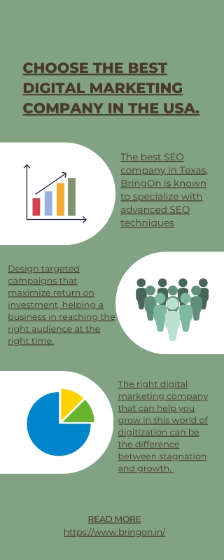 Choose the Best Digital Marketing Company in the USA