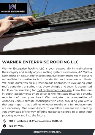 Warner Enterprise Roofing LLC