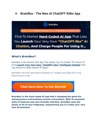 Create, Monetize, and Grow: The BrainBox AI Suite for Entrepreneurs