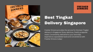 Best Dinner Delivery Singapore.