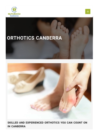 Orthotics Canberra