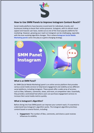 How to Use SMM Panels to Improve Instagram Content Reach?