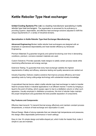 Kettle Reboiler Type Heat exchanger-pdf