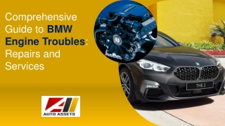Comprehensive Guide to BMW Engine Troubles Repairs and Services