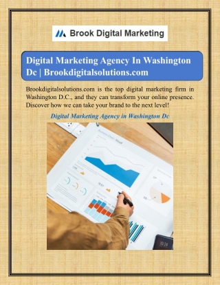 Digital Marketing Agency In Washington Dc | Brookdigitalsolutions.com