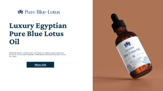 Pure Blue Lotus Oil