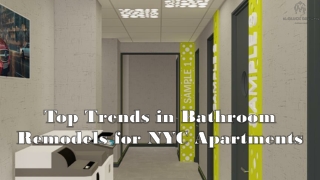 Top Trends in Bathroom Remodels for NYC Apartments