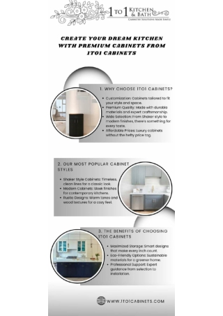 Elevate Your Home with High-Quality Custom Cabinets