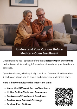 Understand Your Options Before Medicare Open Enrollment