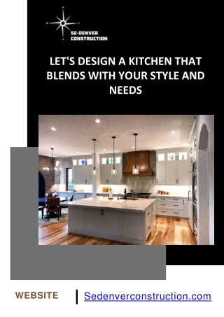 Kitchen Remodeling Services - Se Denver Construction