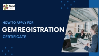 HOW TO APPLY FOR GEM CERTIFICATE