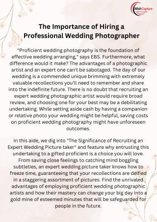 WishCapture Wedding Photography: Capturing South Indian Weddings in Style