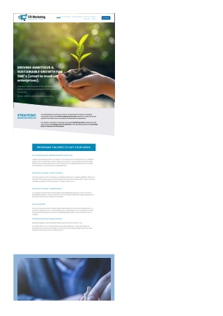 Expert Marketing Consulting Services for SMEs  CR Marketing
