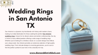 Wedding Rings in San Antonio TX