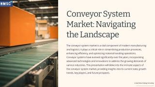 Emerging Trends in the Conveyor System Market