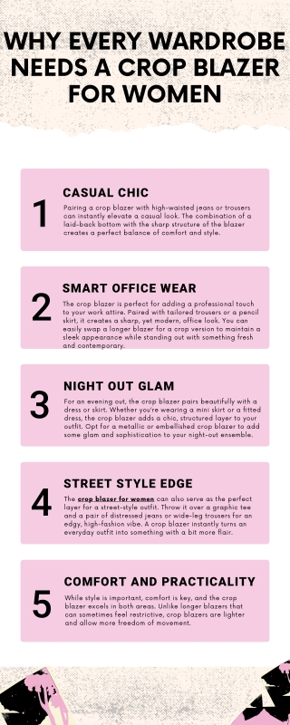 Why Every Wardrobe Needs a Crop Blazer for Women