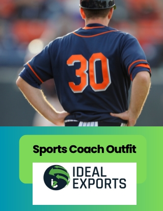 Sports coach outfit