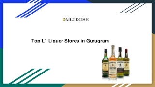 Top L1 Liquor Stores in Gurugram