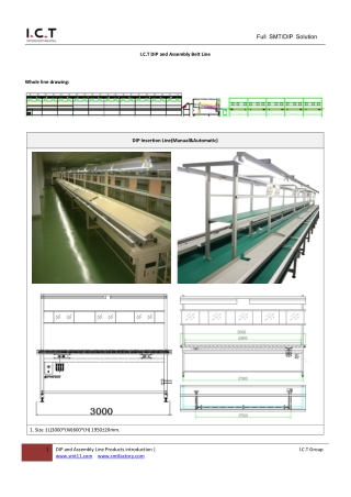 I.C.T DIP and Assembly Line V1.1