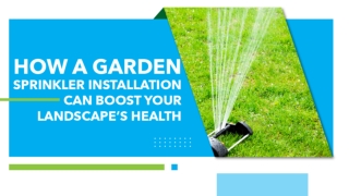 Modern Watering Systems to Enhance Your Green Space