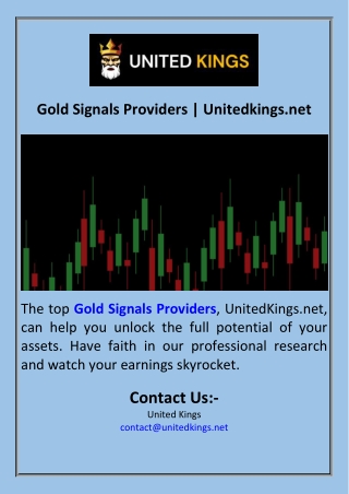 Gold Signals Providers  Unitedkings.net