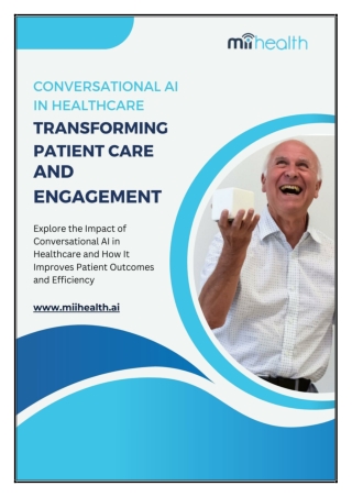 Conversational AI in Healthcare Transforming Patient Care and Engagement
