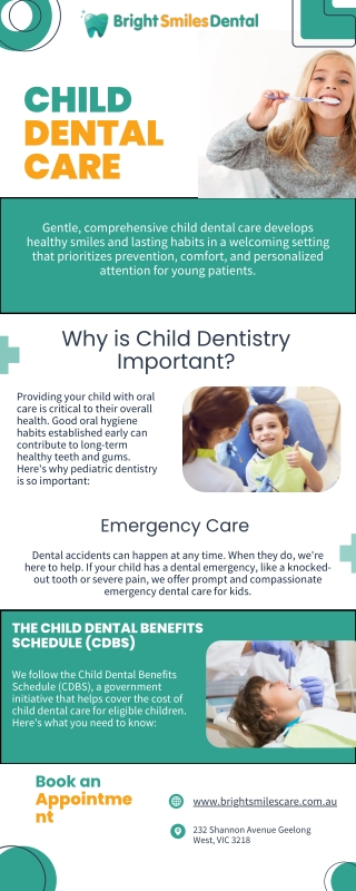 Child Dental Care | Bright Smiles Dental