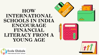 How International Schools in India Encourage Financial Literacy from a Young Age