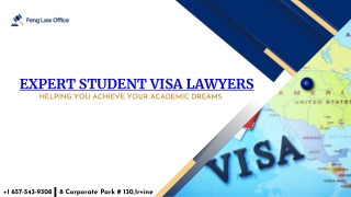 Expert Student Visa Lawyers  Helping You Achieve Your Academic Dreams
