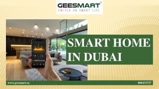 SMART HOME IN DUBAI