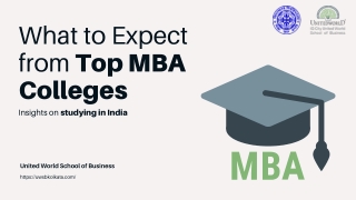 What to Expect from Top MBA Colleges