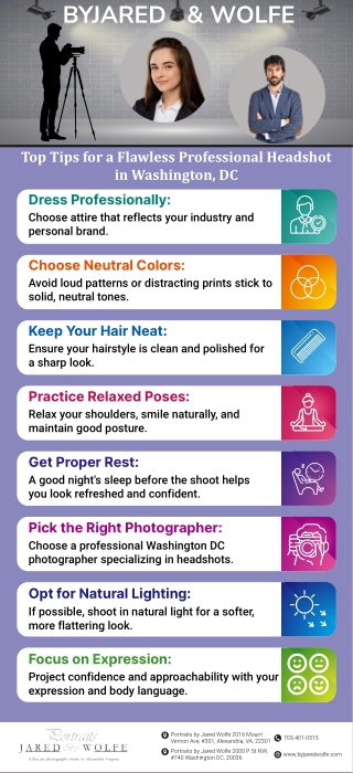 Tips for Professional Headshots in Washington DC