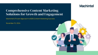Transforming Content Marketing with Data-Driven, Strategic Solutions