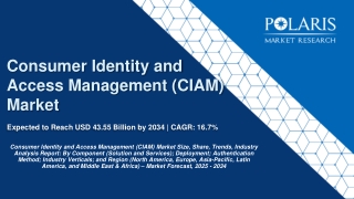 Consumer Identity and Access Management (CIAM) Market