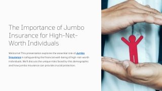 Jumbo Life Insurance