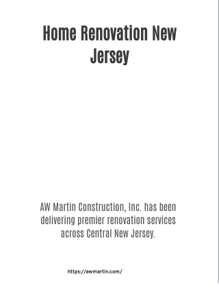 Home Renovation New Jersey