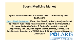 Sports Medicine Market