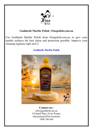 Goddards Marble Polish  Finepolish.com.au