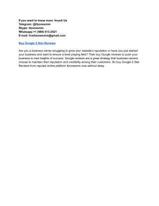 8 Best Sites to Buy Google Reviews (5 Star & Positive)