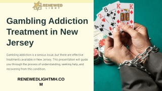 Gambling Addiction Treatment in New Jersey