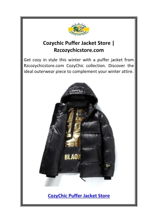 Cozychic Puffer Jacket Store  Rzcozychicstore.com